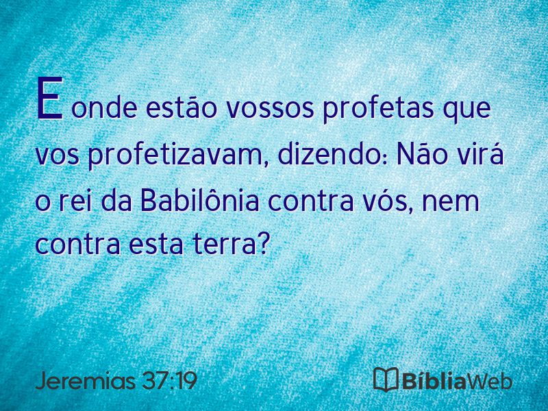 Jeremias 37:19 em imagem para compartilhar