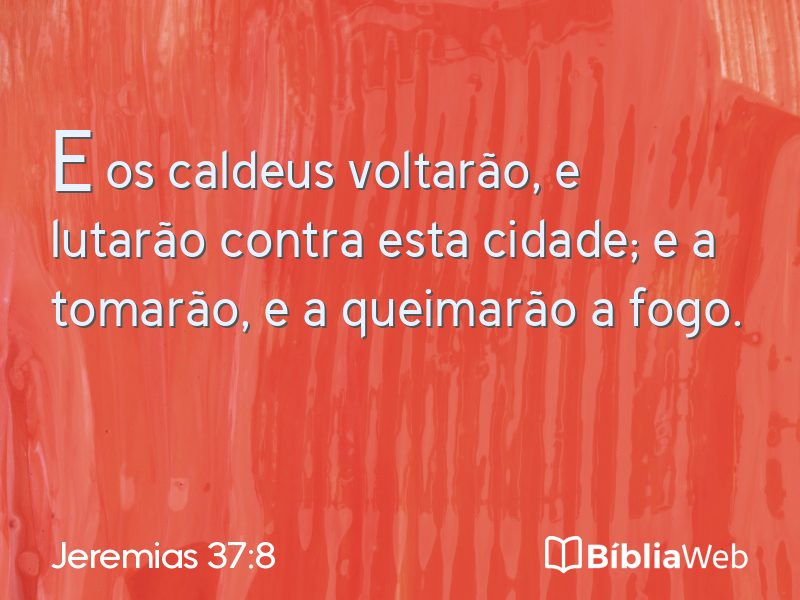Jeremias 37:8 em imagem para compartilhar