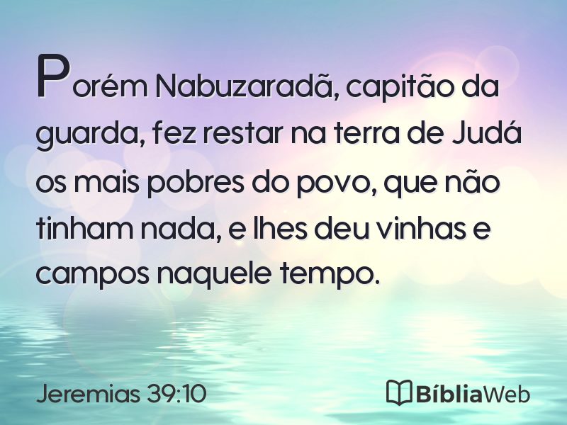 Jeremias 39:10 em imagem para compartilhar