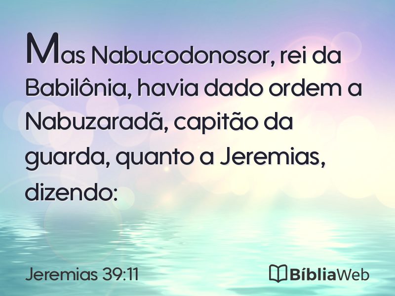 Jeremias 39:11 em imagem para compartilhar