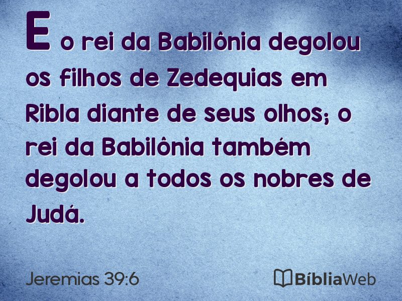Jeremias 39:6 em imagem para compartilhar