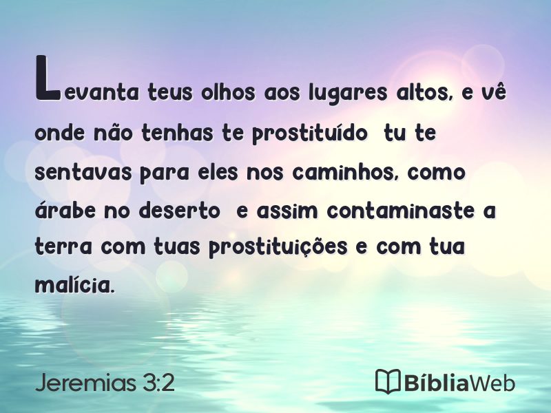 Jeremias 3:2 em imagem para compartilhar
