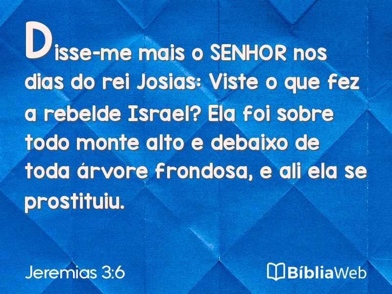 Jeremias 3:6 em imagem para compartilhar