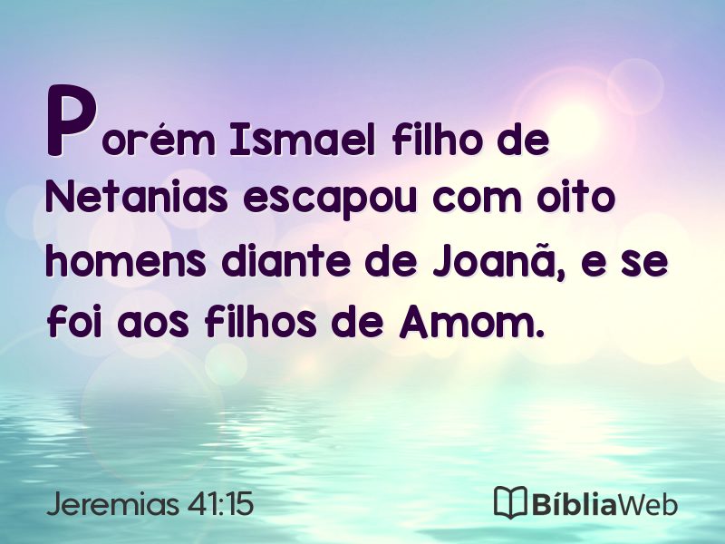 Jeremias 41:15 em imagem para compartilhar