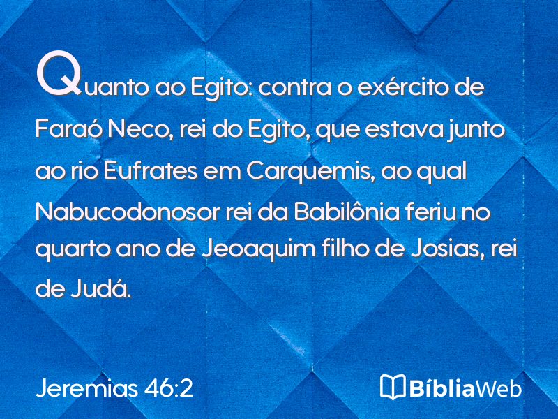 Jeremias 46:2 em imagem para compartilhar