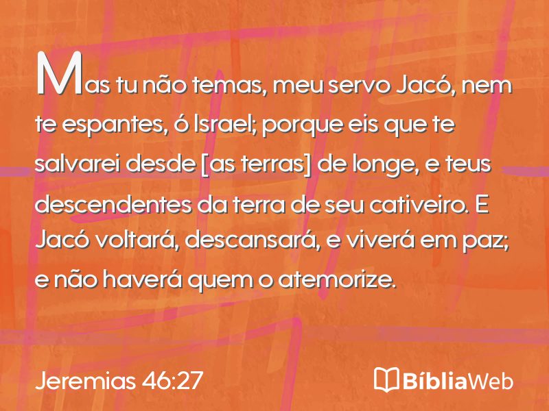 Jeremias 46:27 em imagem para compartilhar