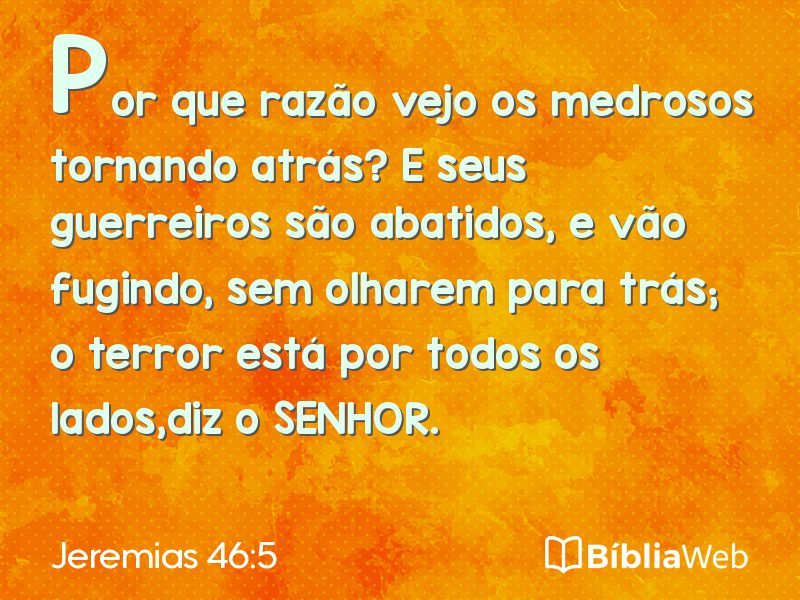 Jeremias 46:5 em imagem para compartilhar