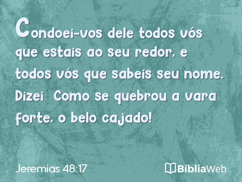 Jeremias 48:17 em imagem para compartilhar