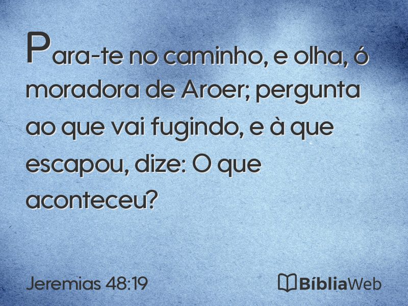 Jeremias 48:19 em imagem para compartilhar