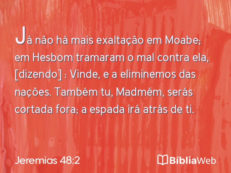 Jeremias 48:2 em imagem para compartilhar