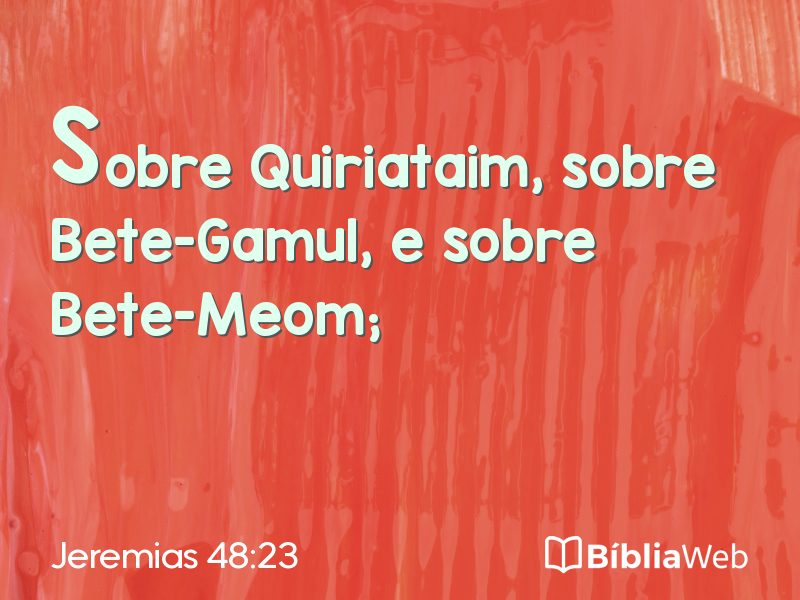 Jeremias 48:23 em imagem para compartilhar