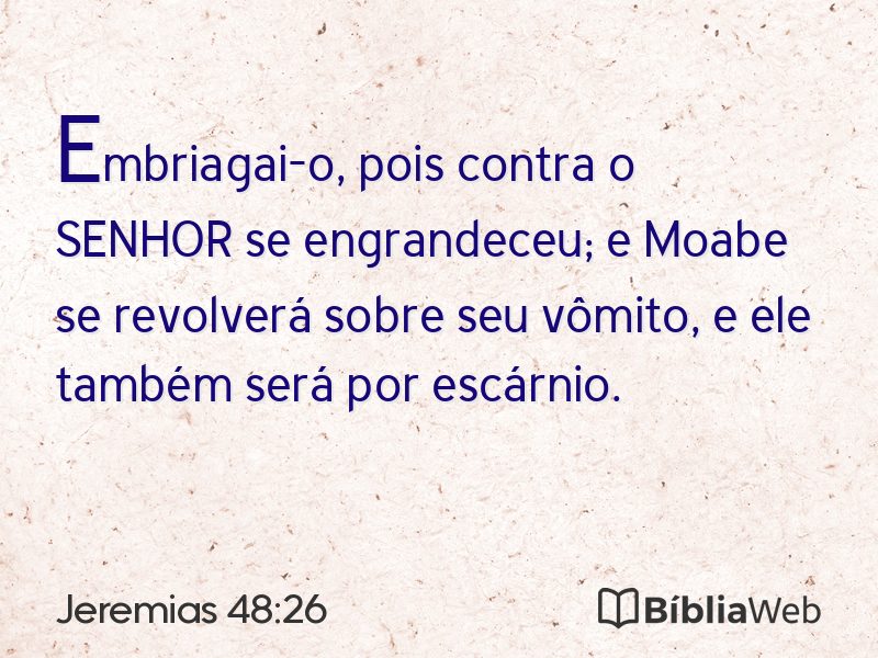 Jeremias 48:26 em imagem para compartilhar
