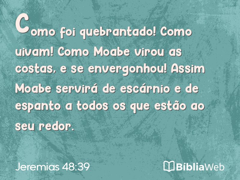 Jeremias 48:39 em imagem para compartilhar