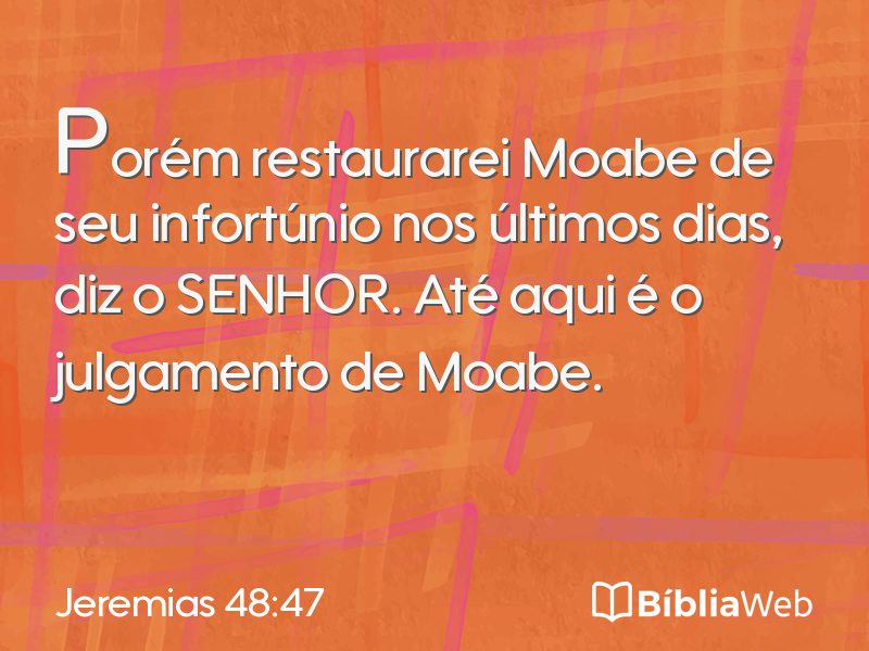 Jeremias 48:47 em imagem para compartilhar