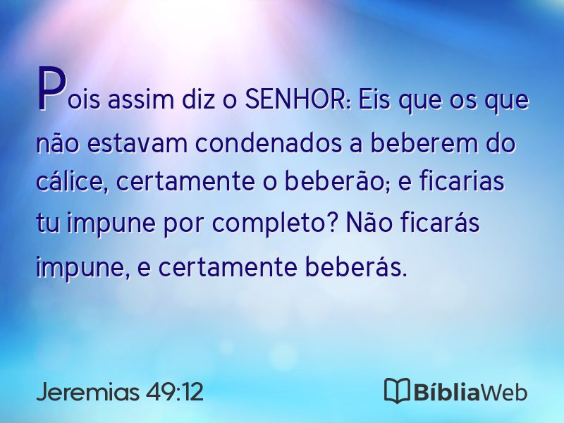 Jeremias 49:12 em imagem para compartilhar
