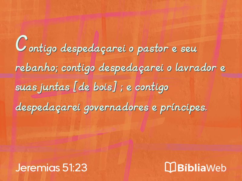 Jeremias 51:23 em imagem para compartilhar