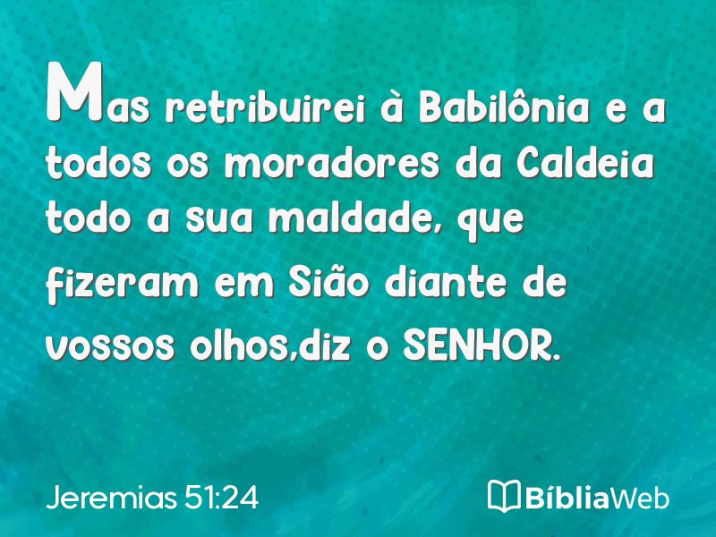 Jeremias 51:24 em imagem para compartilhar