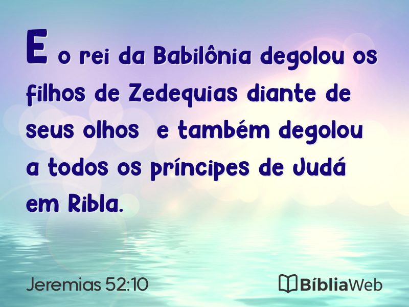 Jeremias 52:10 em imagem para compartilhar