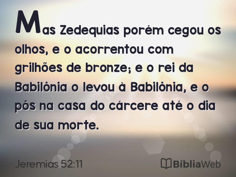 Jeremias 52:11 em imagem para compartilhar