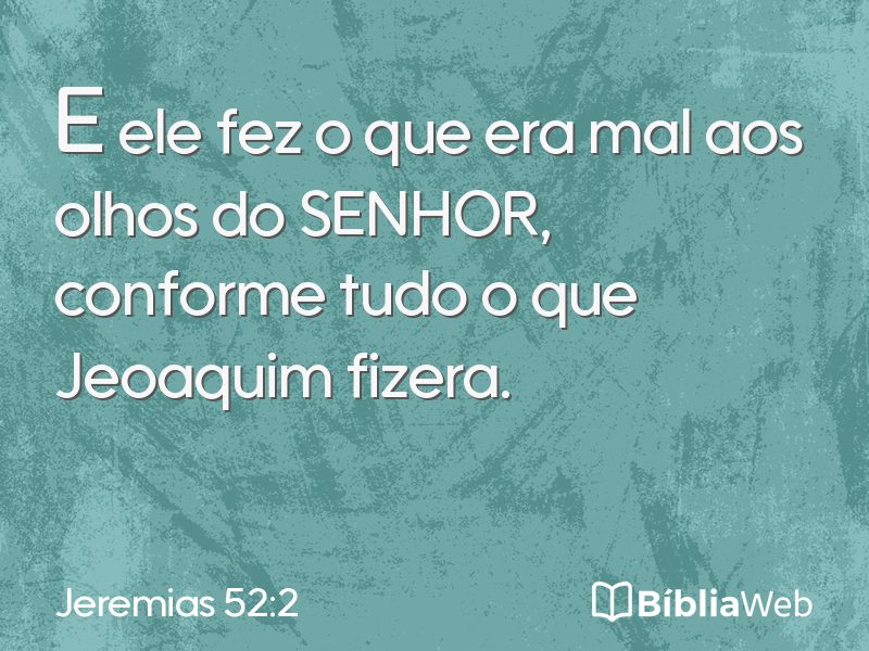Jeremias 52:2 em imagem para compartilhar