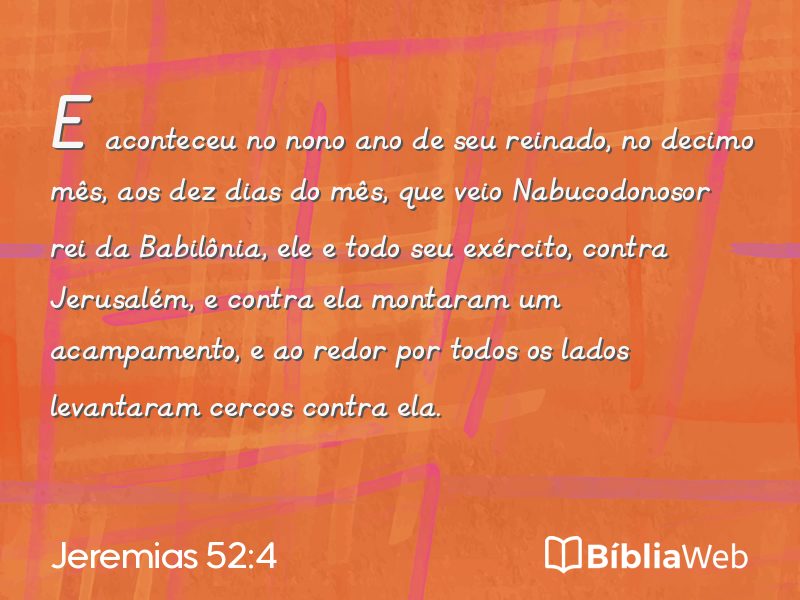 Jeremias 52:4 em imagem para compartilhar