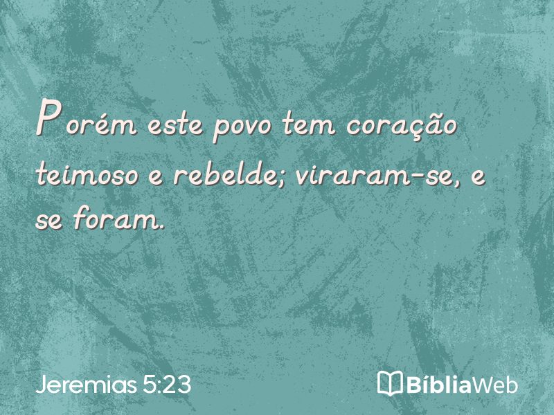 Jeremias 5:23 em imagem para compartilhar