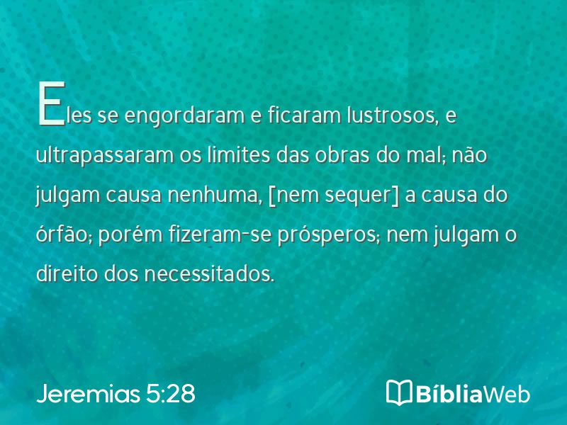 Jeremias 5:28 em imagem para compartilhar