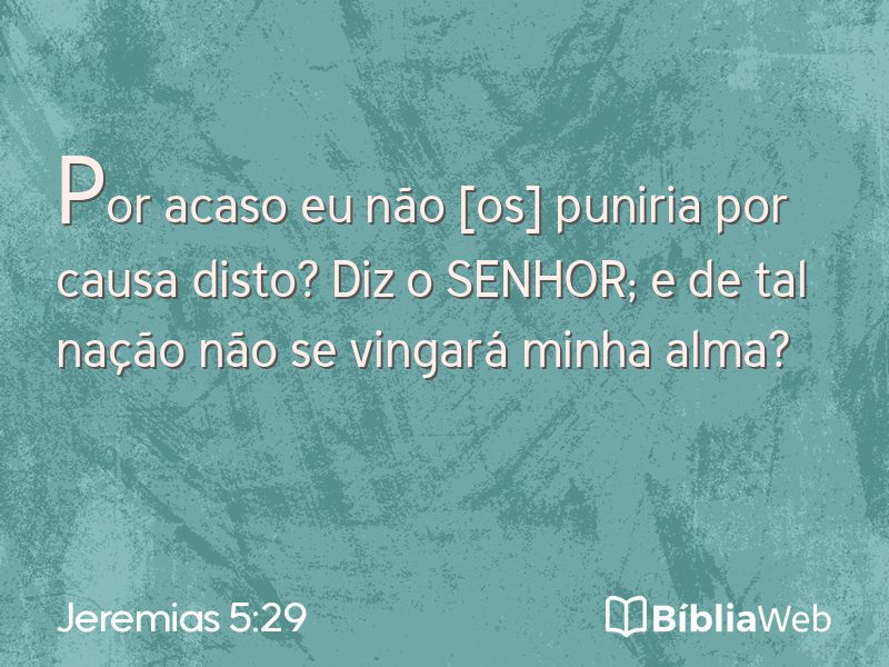 Jeremias 5:29 em imagem para compartilhar