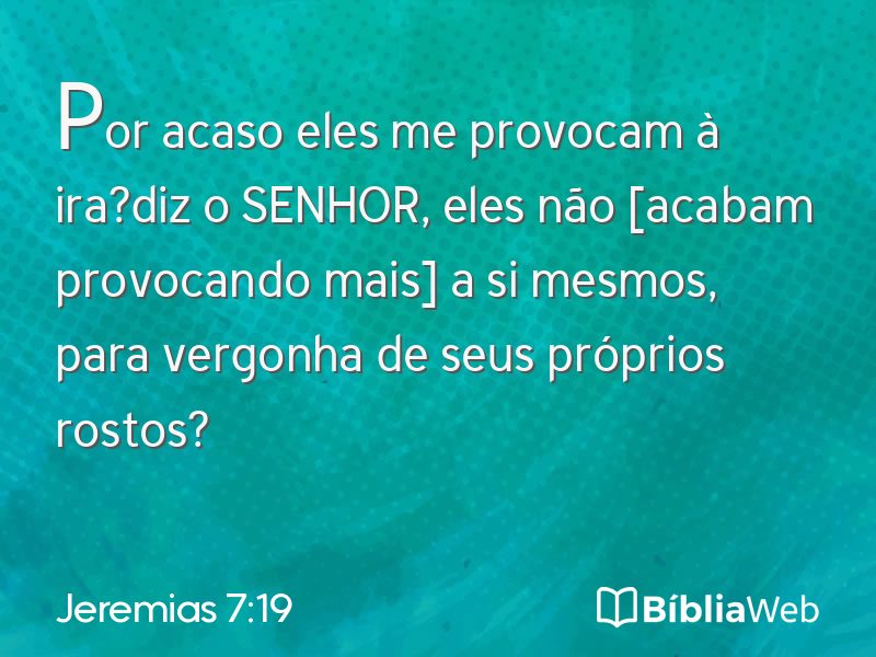 Jeremias 7:19 em imagem para compartilhar