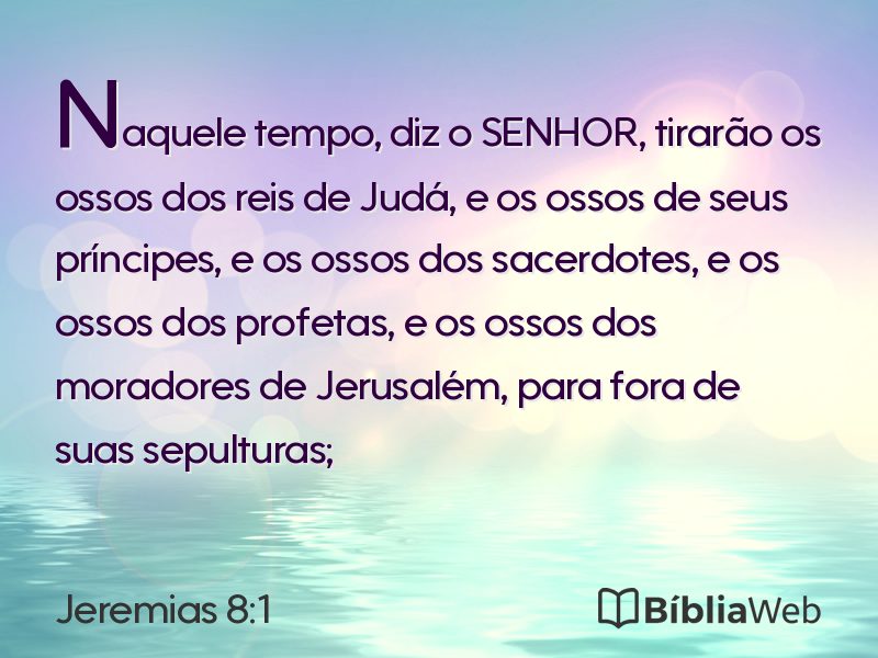 Jeremias 8:1 em imagem para compartilhar