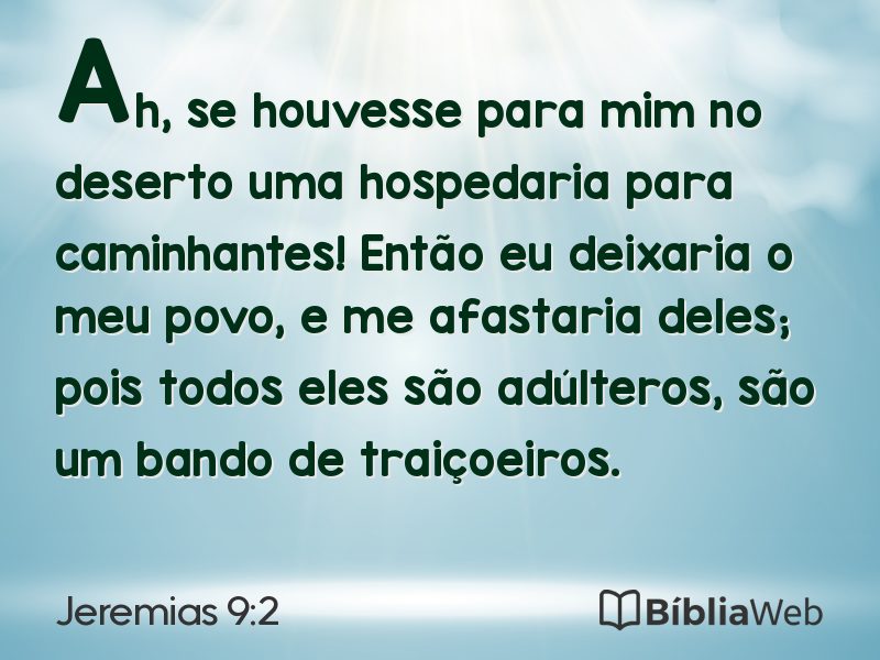 Jeremias 9:2 em imagem para compartilhar