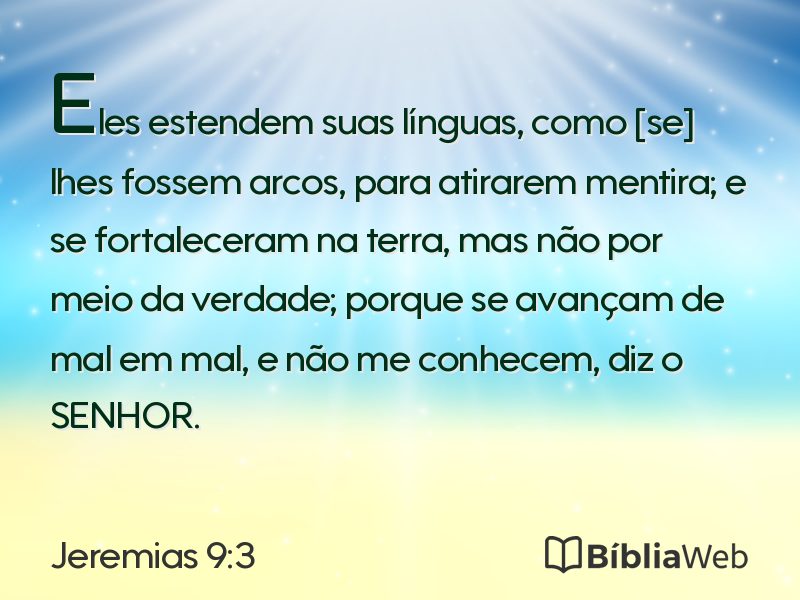 Jeremias 9:3 em imagem para compartilhar