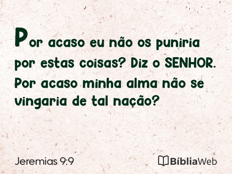 Jeremias 9:9 em imagem para compartilhar