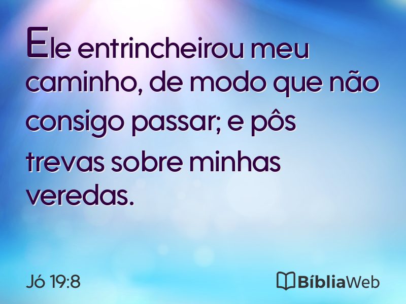 Jó 19:8 em imagem para compartilhar