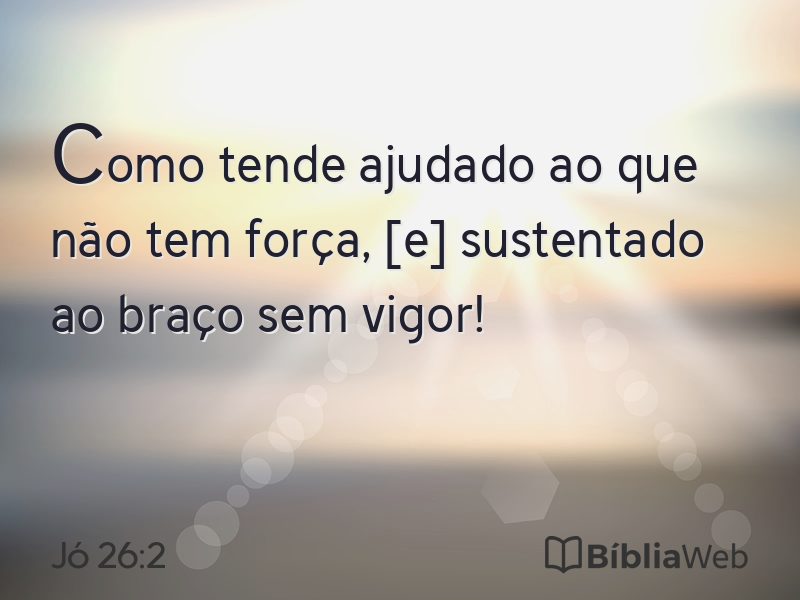 Jó 26:2 em imagem para compartilhar