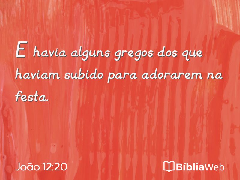 João 12:20 em imagem para compartilhar