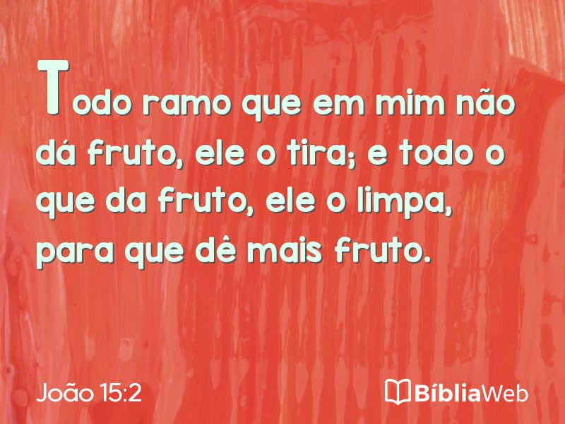 João 15:2 em imagem para compartilhar