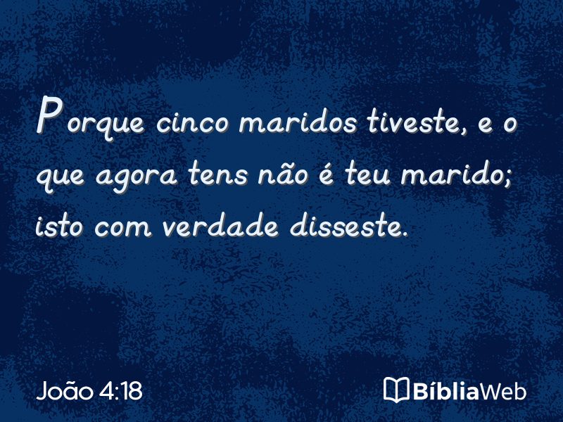João 4:18 em imagem para compartilhar