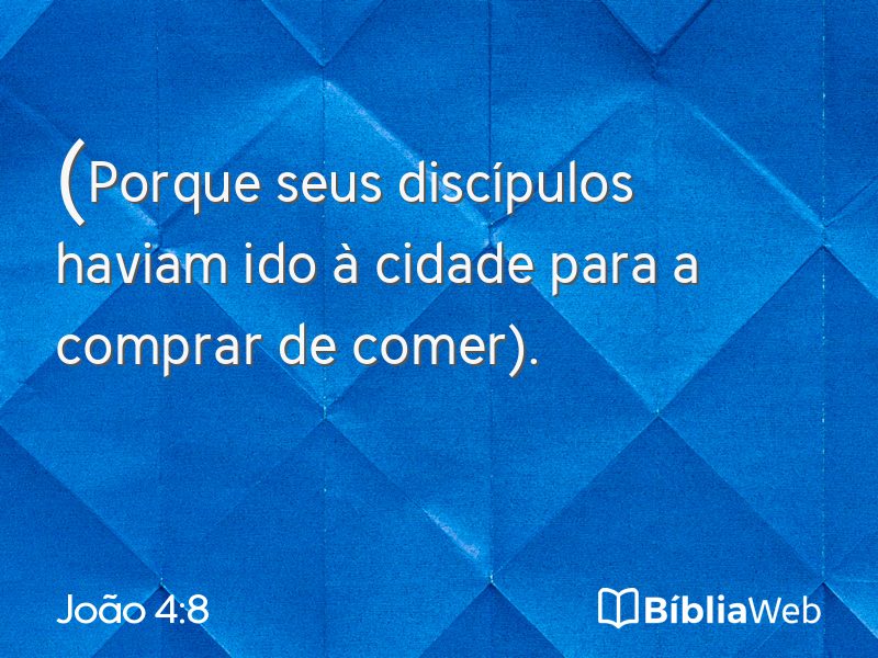 João 4:8 em imagem para compartilhar
