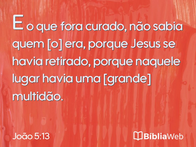 João 5:13 em imagem para compartilhar