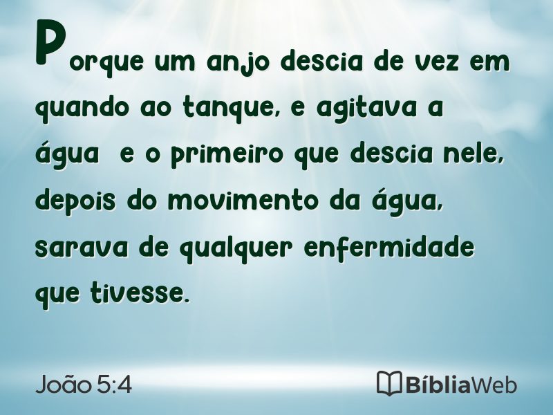 João 5:4 em imagem para compartilhar