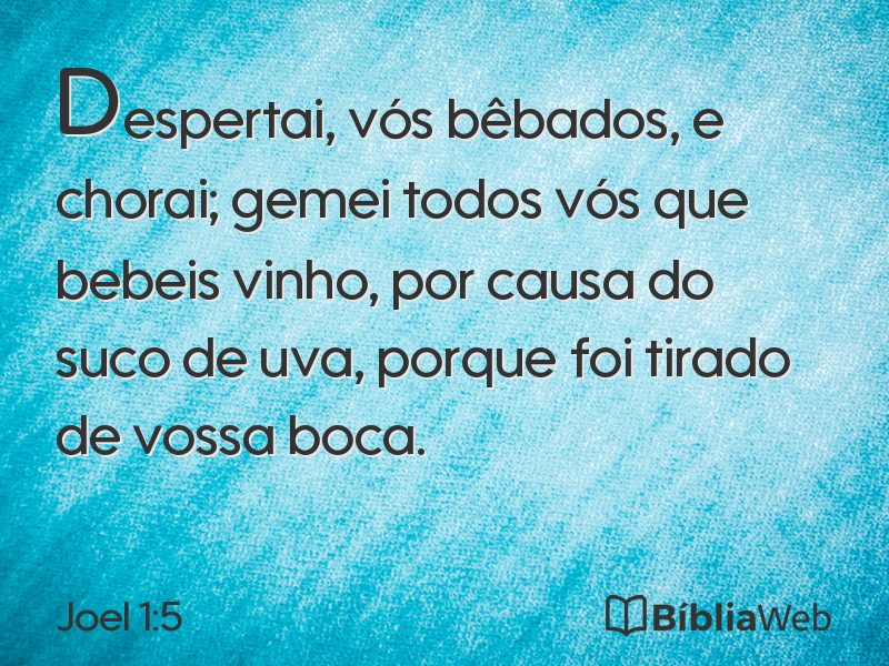 Joel 1:5 em imagem para compartilhar