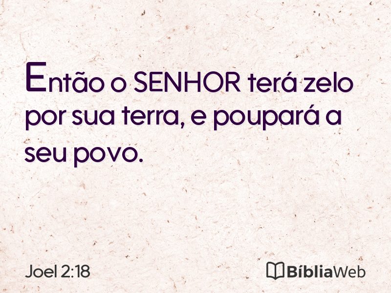 Joel 2:18 em imagem para compartilhar