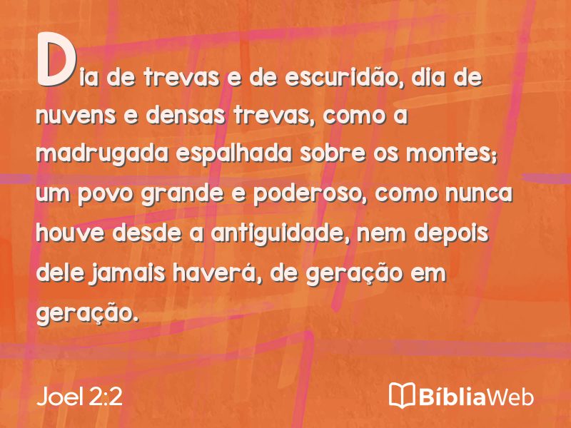 Joel 2:2 em imagem para compartilhar