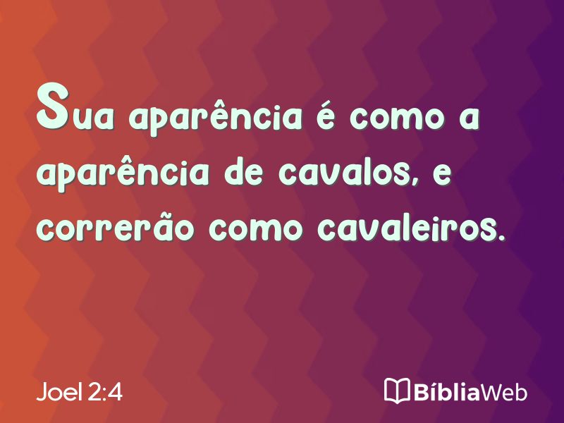 Joel 2:4 em imagem para compartilhar