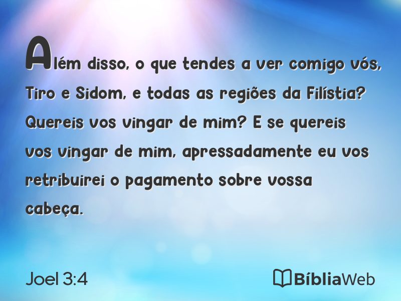 Joel 3:4 em imagem para compartilhar
