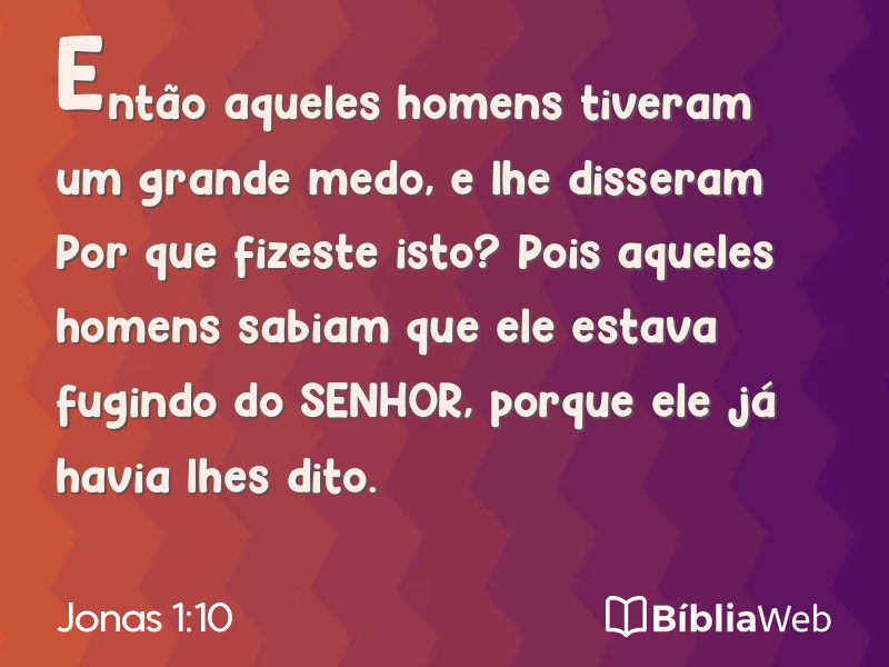 Jonas 1:10 em imagem para compartilhar