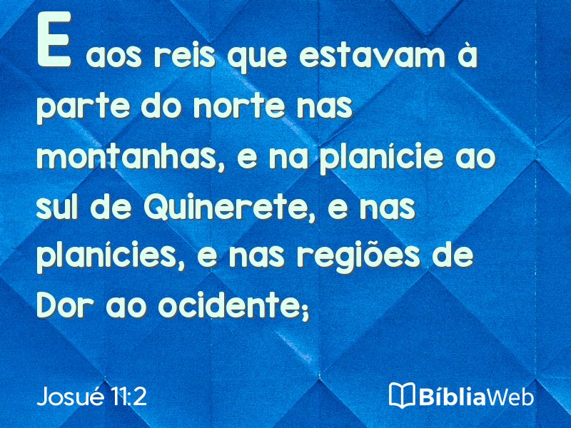 Josué 11:2 em imagem para compartilhar