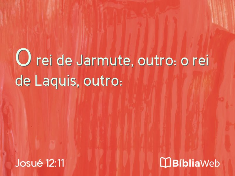 Josué 12:11 em imagem para compartilhar