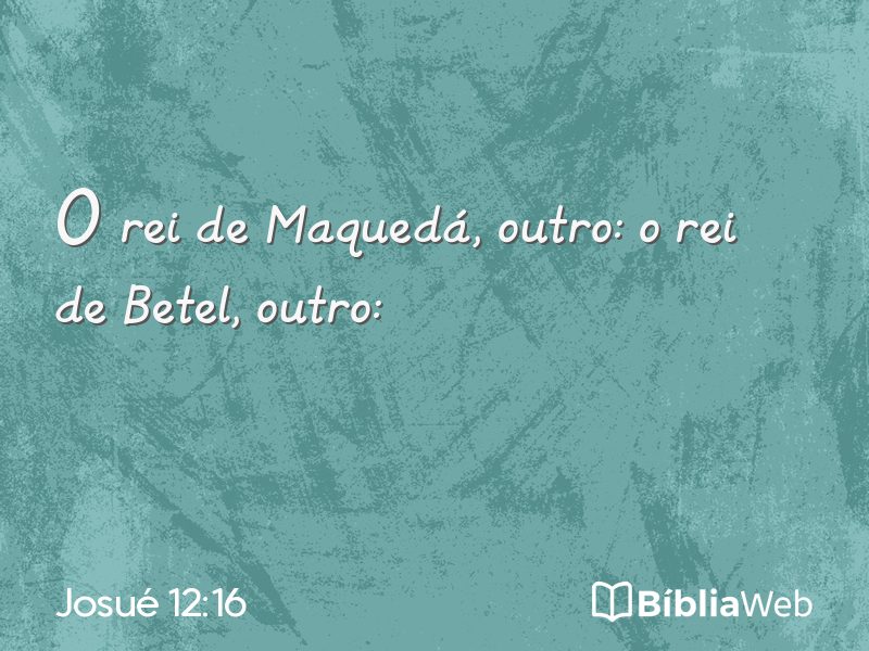 Josué 12:16 em imagem para compartilhar